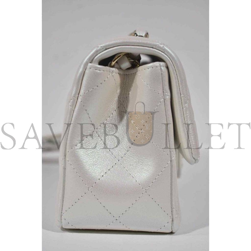 Ch*el flap bag silver hardware a01112 -y04059-10601 (25.5*15.5*6.5cm)